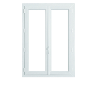 Fenêtres et portes-fenêtres PVC Décor blanc cérusé
