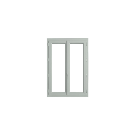 Fenêtre et porte-fenêtre PVC Blanc gris clair