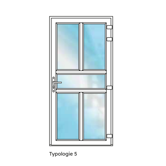 Portes d'entrée Premium vitrées / semi vitrées