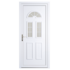 Portes d'entrée PVC Bhautika Premium traditionnelles blanches