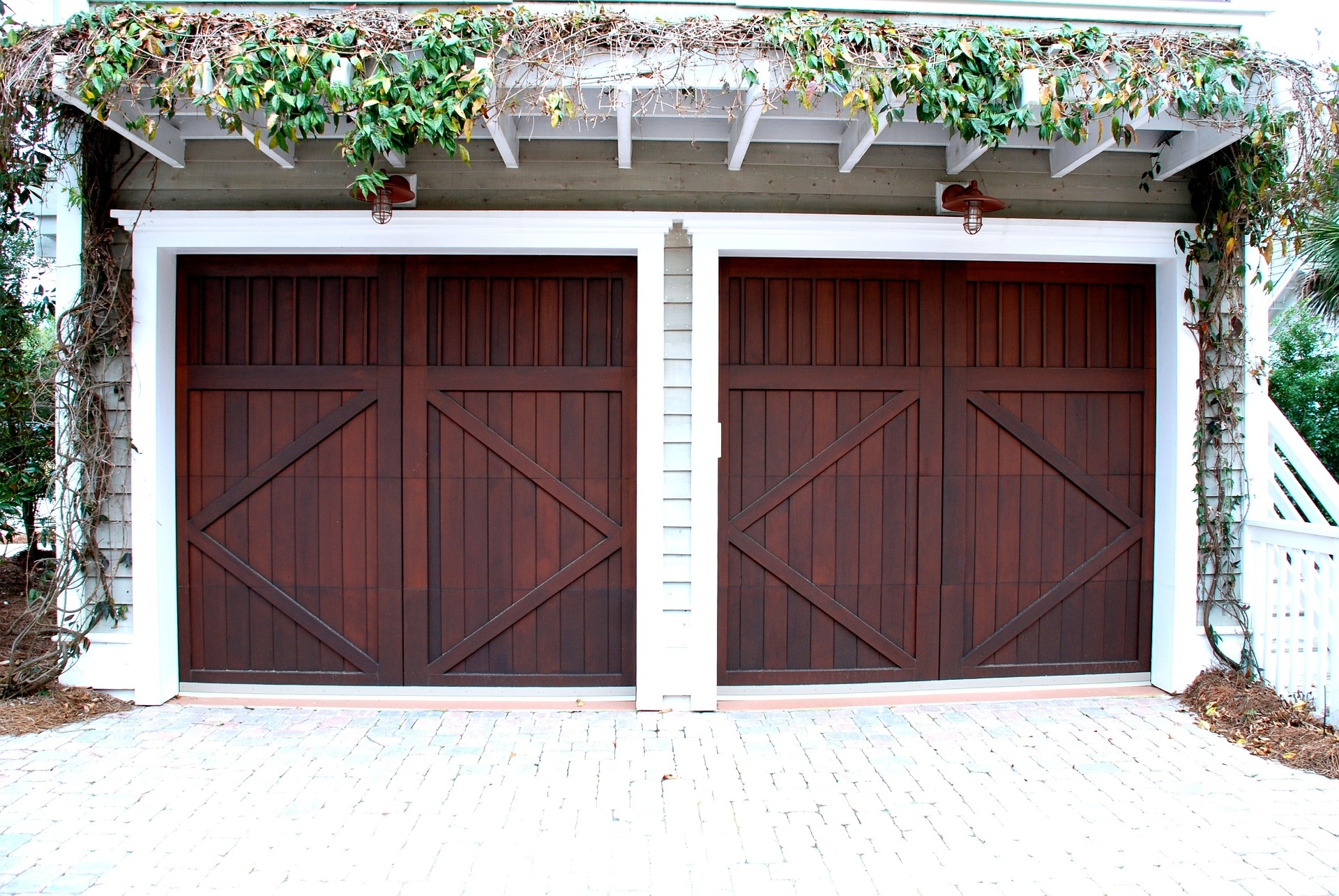 Porte de garage aluminium à Battant 2 vantaux sur mesure